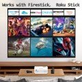 Portable Projector with WiFi and Bluetooth, Budget Outdoor Mini Movie Projectors for Phone, 8500L 1080P Supported Home Theater Video Proyector Compatible with TV Stick, Laptop, iOS, Android, HDMI, USB